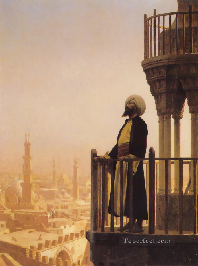 The Call to Prayer Greek Arabian Orientalism Jean Leon Gerome Oil Paintings